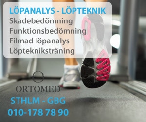 Filmad och videoanalyserad löpanalys samt löpteknikträning av löparspecialiserade fysioterapeuter i Linköping och Göteborg