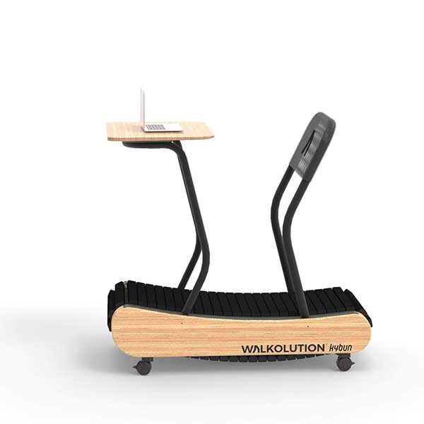 Mjukt gå- och löpband med integrerat löstagbart skrivbord - Walkolution MTD900R Kybun Wanderlust