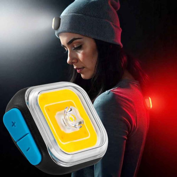 MEOLINQ Light01: Stark lampa som fäster på tyg