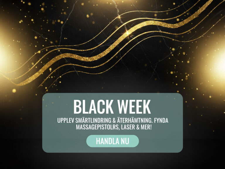 Black Week kvalitetsprodukter för din hälsa till kampanj priser