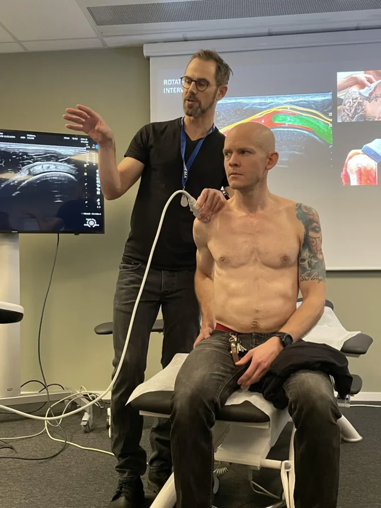 Fördjupningskurs i ultraljudsskanning av axel