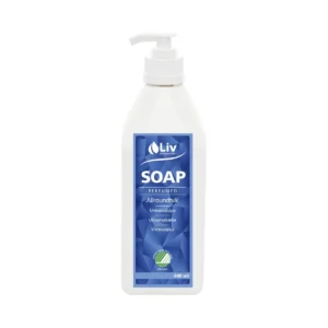 Liv Soap allroundtvål 600 ml pumpflaska från Clemondo, parfymerad, för handtvätt på mottagning